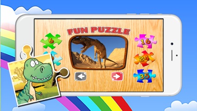 How to cancel & delete Dino Puzzle Jigsaw Games Free - Dinosaur Puzzles For Kids Toddler And Preschool Learning Games from iphone & ipad 1