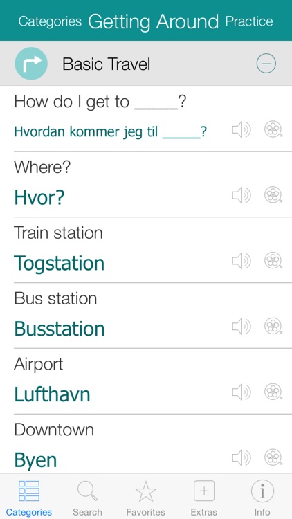 Danish Pretati - Translate, Learn and Speak Danish with Video Phrasebook