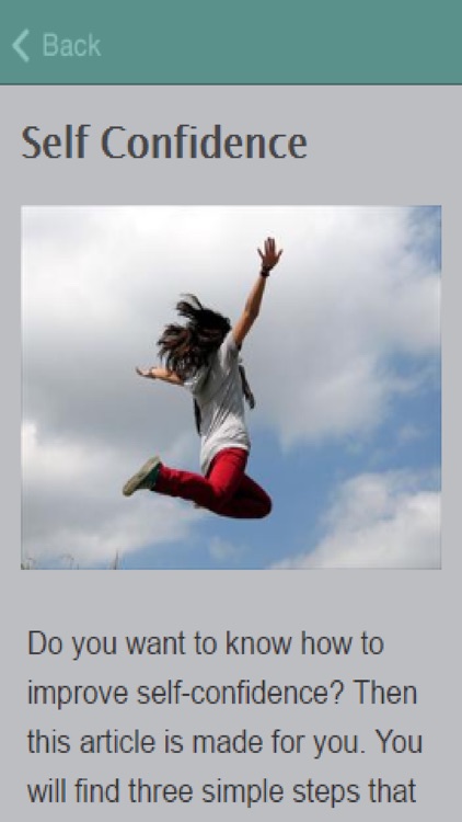 How To Improve Self Confidence