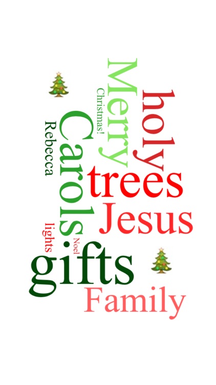 Christmas WordCloud Maker Free