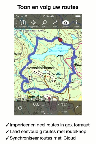 Topo GPS Norway screenshot 2