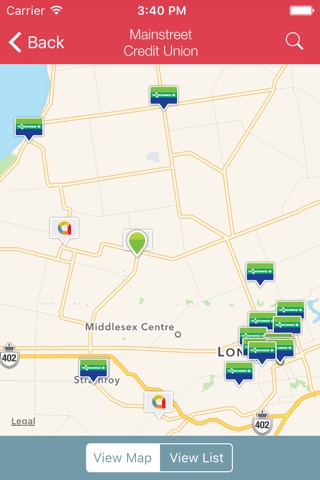 MainstreetCU ATM Locator screenshot 3