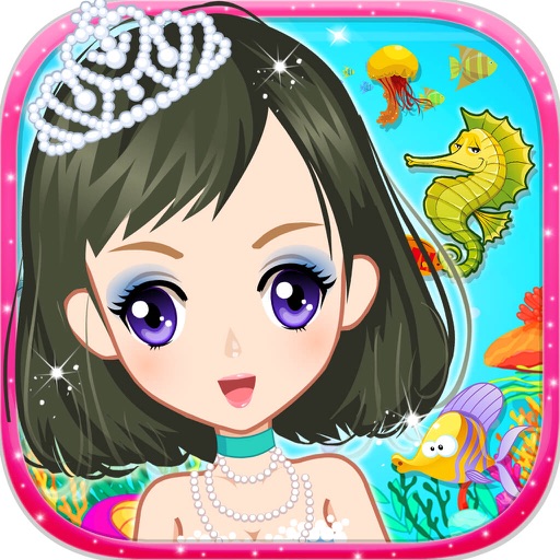 Fancy Miss Mermaid - Sweet Beauty Doll Dress Up Story iOS App
