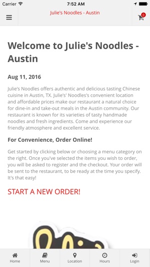 Julie's Noodles - Austin Online Ordering(圖1)-速報App