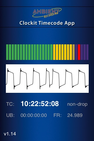 Clockit Timecode App screenshot 2