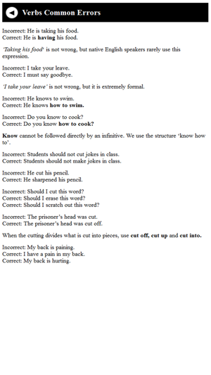 Common Errors in English(圖5)-速報App