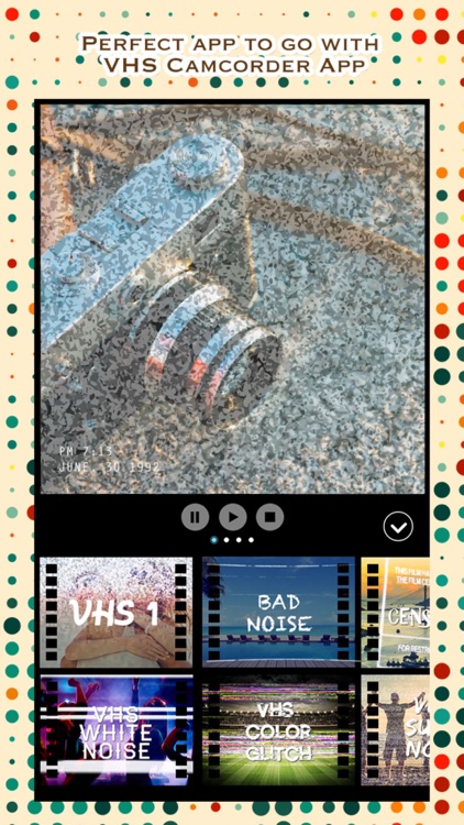 VCR Camcorder - Add Retro Camera and VHS Camcorder Effect to Video for Instagram