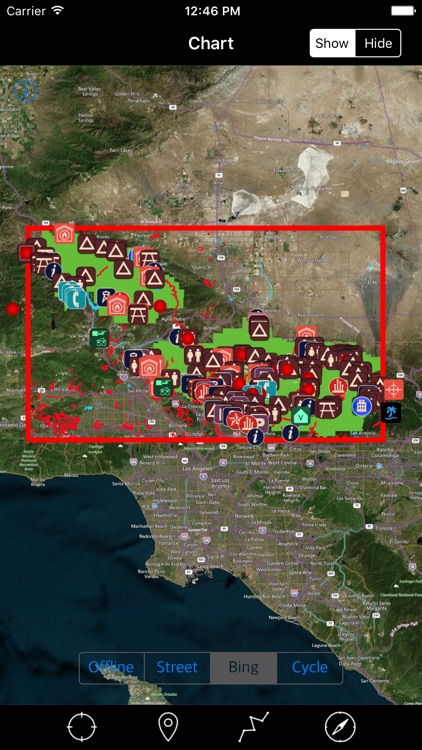 Angeles National Forest – Offline Map Navigator
