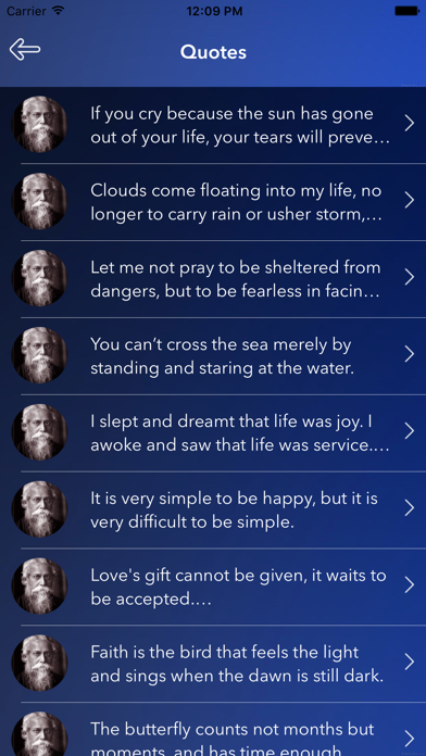 How to cancel & delete Rabindranath Tagor Quotes from iphone & ipad 3