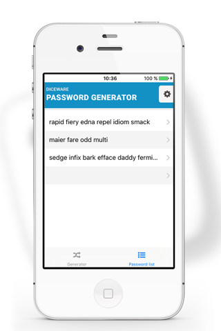 Diceware Password Generator. screenshot 2