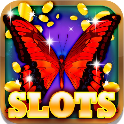 Butterfly Slot Machine: Enjoy the best digital coin betting games and win colorful rewards iOS App