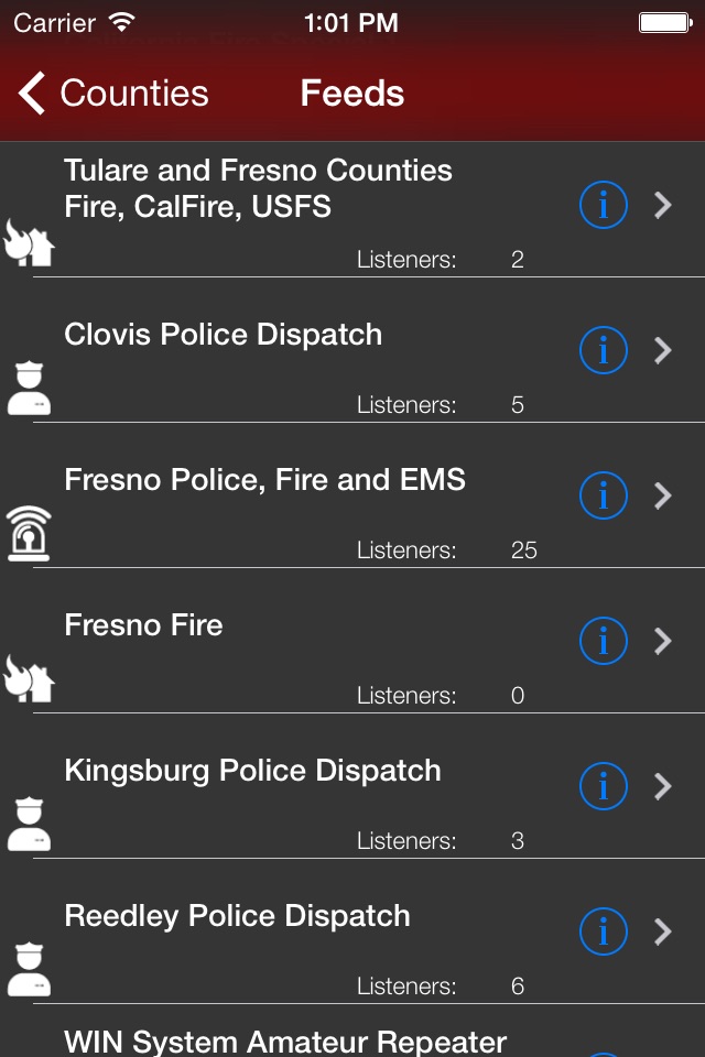 Action Scanner - Police, Fire, EMS and Amateur Radio screenshot 2