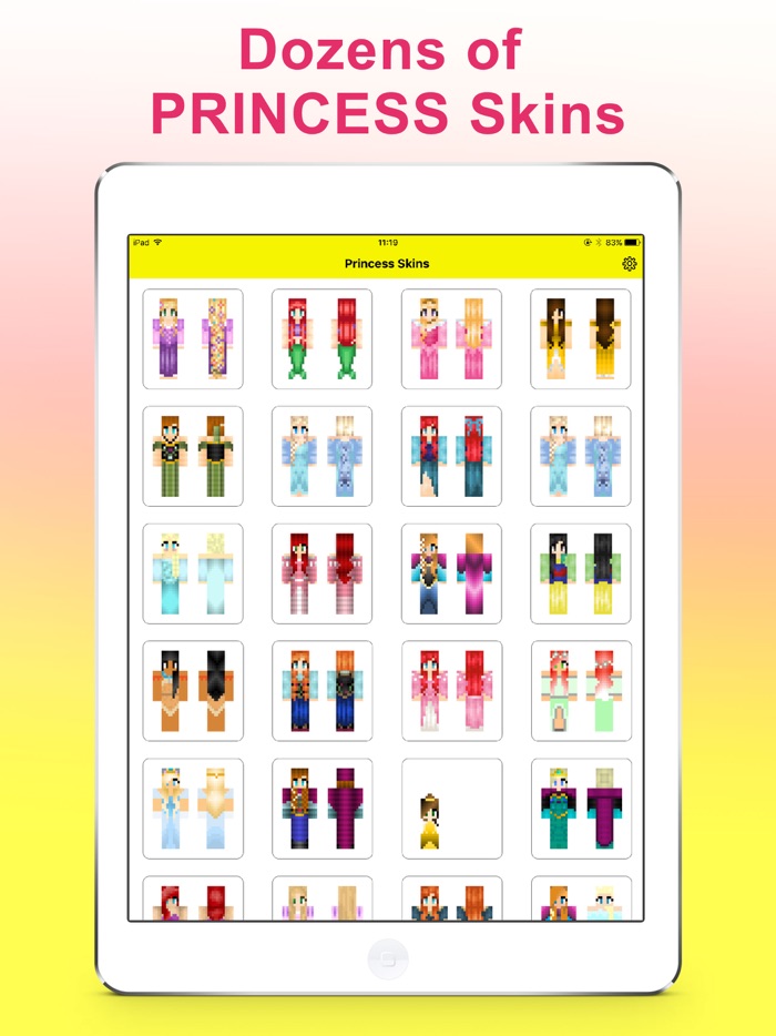 公主皮肤盒子 for Minecraft我的世界