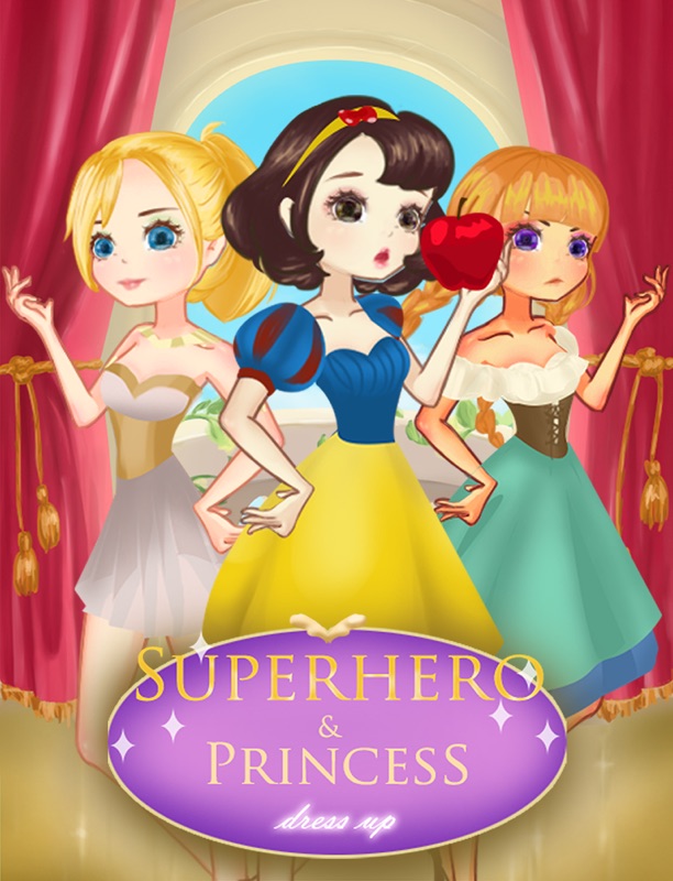 superhero beauty frozen frenzy mania dress up game  online