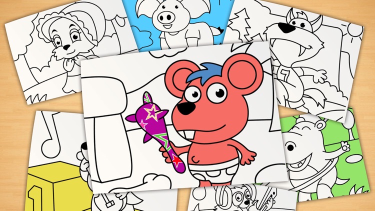 Kids Doodle Coloring Book - Paint And Draw