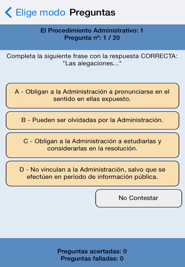 Administración Local Test screenshot 2