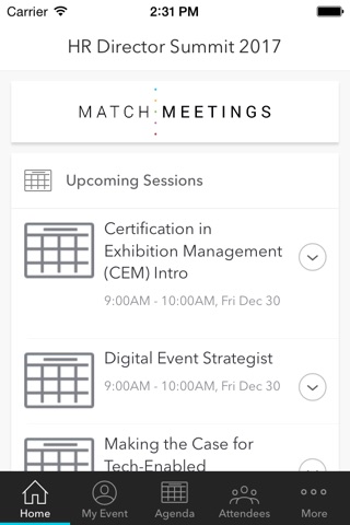 HRD 2017 MATCH Meetings screenshot 2
