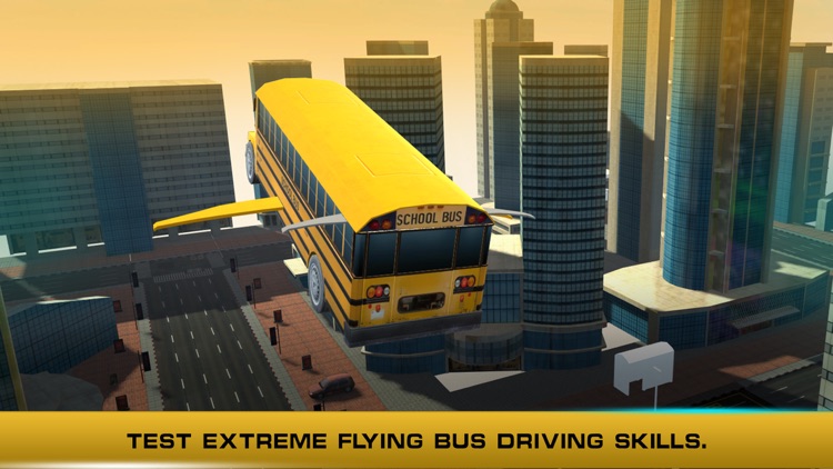 Flying School Bus Simulator – A Futuristic Game