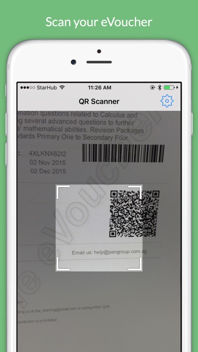 How to cancel & delete CXA eVoucher Scanner from iphone & ipad 1