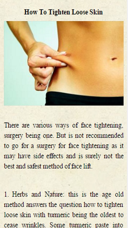How To Tighten Loose Skin