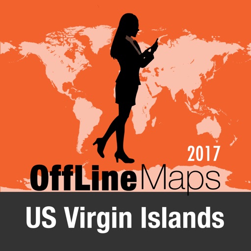 US Virgin Islands Offline Map and Travel Trip