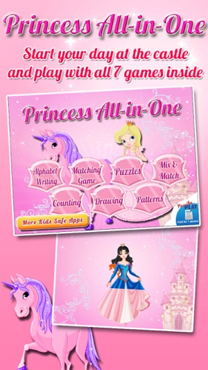 Princess Preschool Games for Young Girls