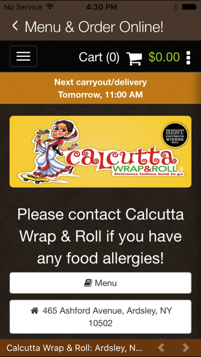 How to cancel & delete Calcutta Wrap & Roll from iphone & ipad 3