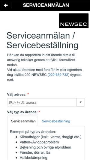 Newsec - Serviceanmälan(圖2)-速報App