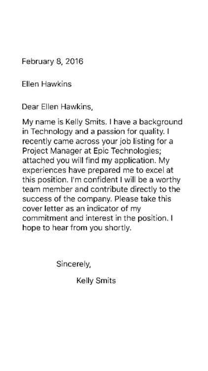Cover Letter Creator screenshot-3