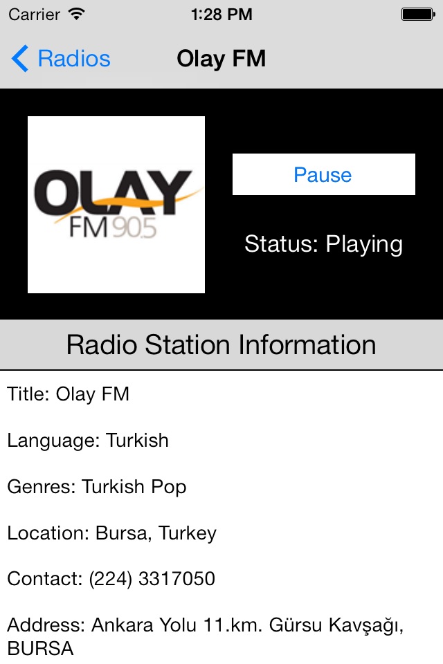 Turkey Radio Live Player (Turkish / Türkiye / Türkçe / Turk / Türk radyo) screenshot 4