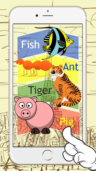 How to cancel & delete Animal Spelling Words Drag And Drop Puzzle Flash Card Games For Toddlers ( 2,3,4,5 and 6 Years Old ) from iphone & ipad 3