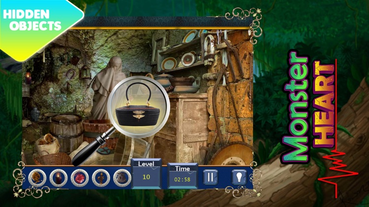 Secrets of the Deep : Monster Heart Hidden Object Games Free Version screenshot-4