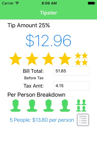 Tipster, The Tip Calculator screenshot 3