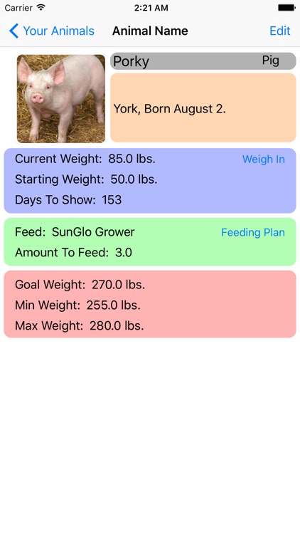 Livestock Record - Show Tracker for Livestock Show