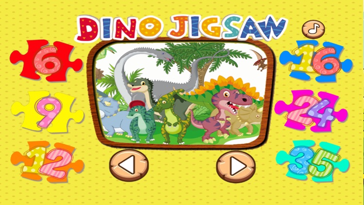 Dinosaur Puzzle Jigsaw HD Game For Toddlers & Kids