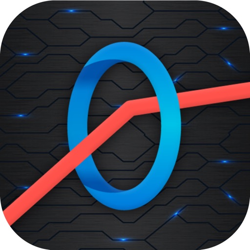 Swing Ring - Sway the bouncing wheel in zigzag stick line games