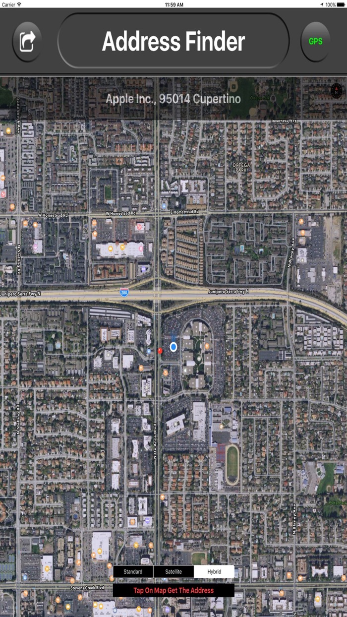 Address Finder -Where am I?