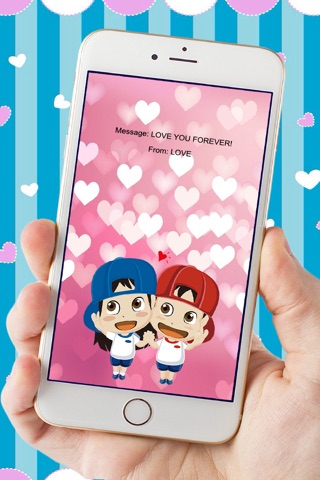 Love Valentines Greeting Cards And Stickers screenshot 2