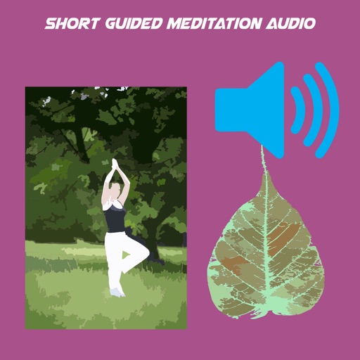 Short guided meditation audio icon