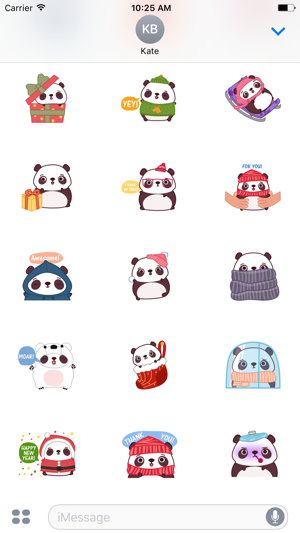 Little Chubby Panda Animated Sticker(圖4)-速報App