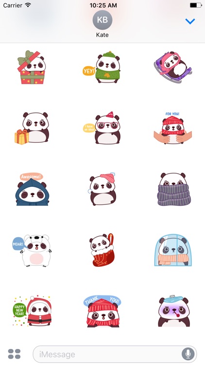 Little Chubby Panda Animated Sticker screenshot-3