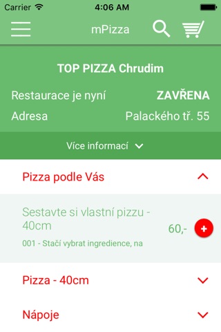 TOP PIZZA Chrudim screenshot 3