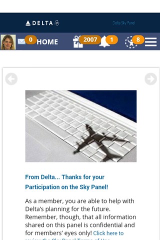 Delta Sky Panel screenshot 3