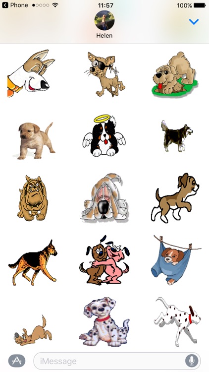 Dog Emoji Animated Sticker Pack for iMessage