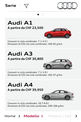 Audi Configurator CH screenshot 2