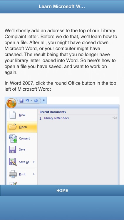 Learn MS Word Free Offline