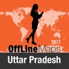 Uttar Pradesh Offline Map and Travel Trip Guide