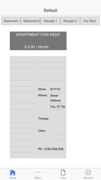 Rental Invoice screenshot-4