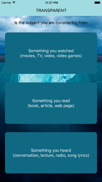 Transparent App