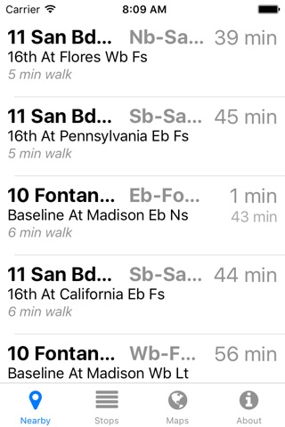 Omnitrans Now - Real-time Transit Arrivals screenshot 3